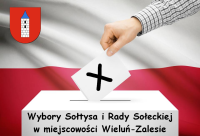 Obwieszczenie Burmistrza - Wybory Sołtysa i Rady Sołeckiej w miejscowości Wieluń-Zalesie.